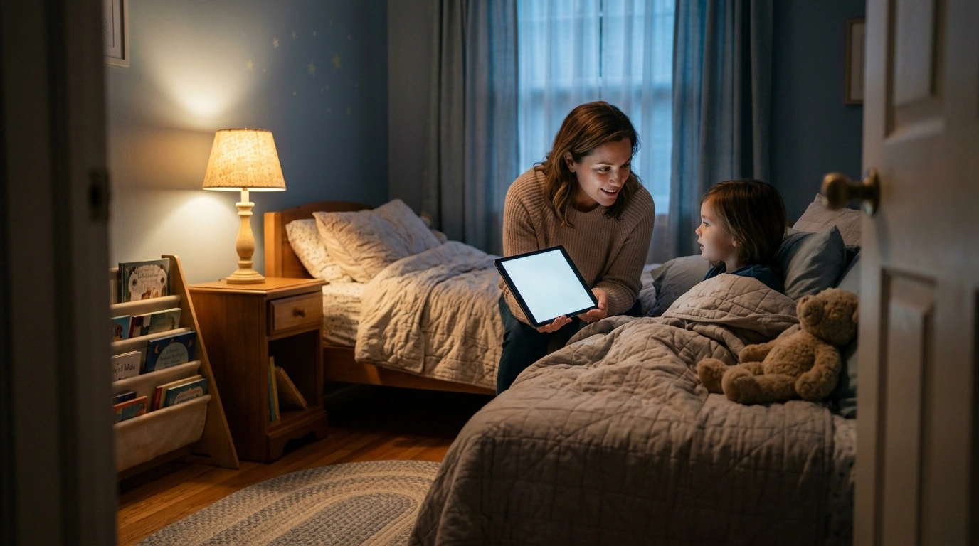AI Bedtime Stories: Calm, Parent-Led Prompts & Formula