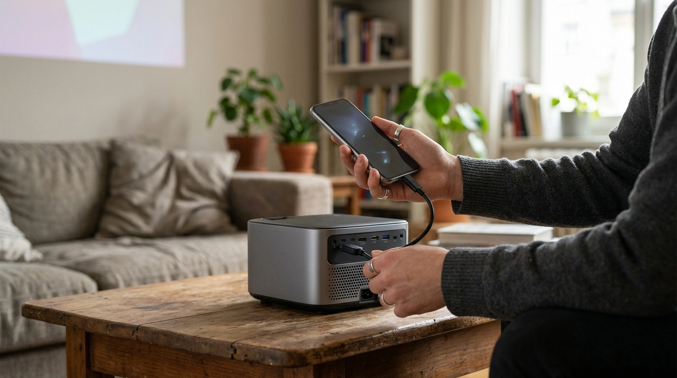 How to Connect a Phone to a Smart Projector (Easy Ways)