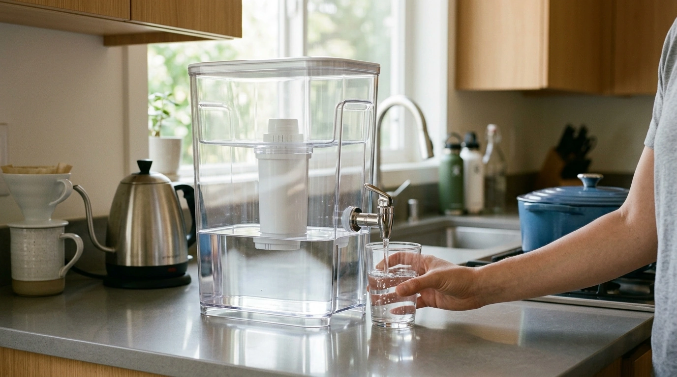 7.13-Gallon PVC-Reducing Water Purifier: Cleaner Taste