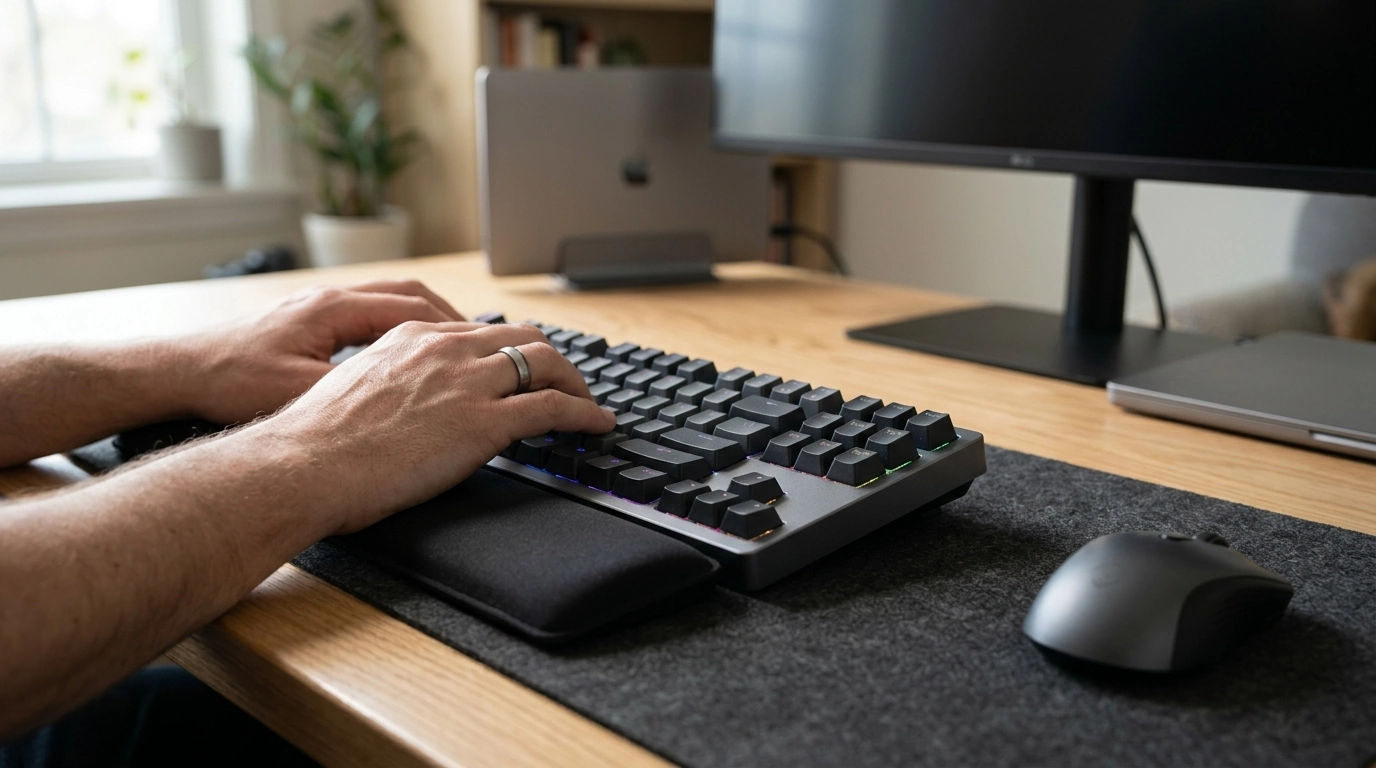 Clean Wireless Mechanical Keyboard: RGB, Gasket & Rest