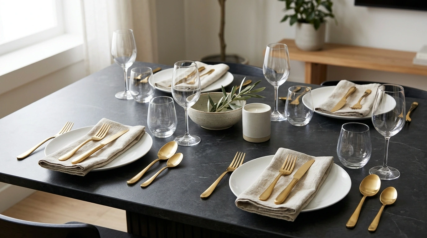 Gold Stainless Steel Cutlery Set: 16-Piece Luxury Guide