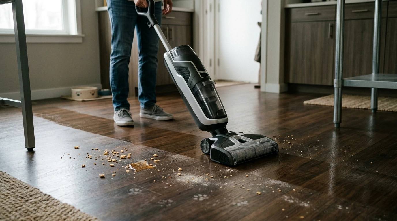 Smart Cordless Wet Dry Vacuum Mop: Faster Clean Floors