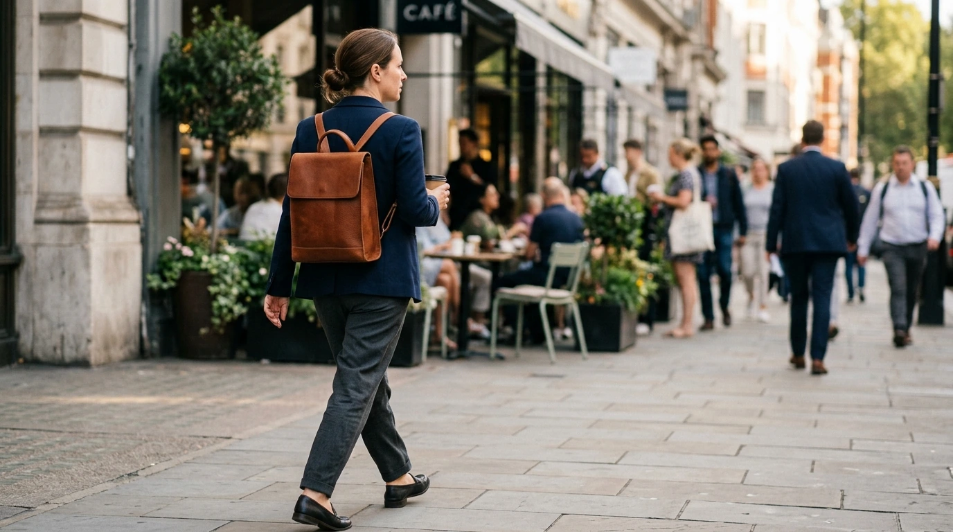 Women’s Leather Backpack Purse: Style for Busy Days
