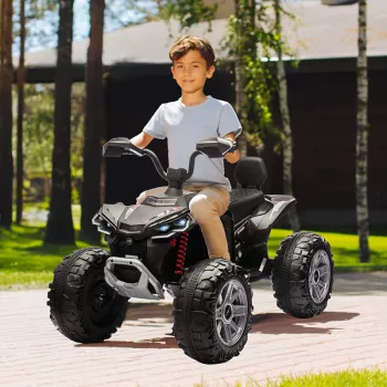 24V XXL Kids Ride-On ATV: 4WD, Suspension & Speed Tips