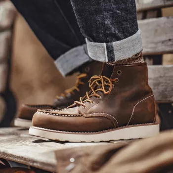 Men’s Vintage Leather Work Boots: Fit, Style & Care